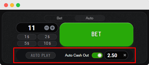 Auto Cash Out Aviator